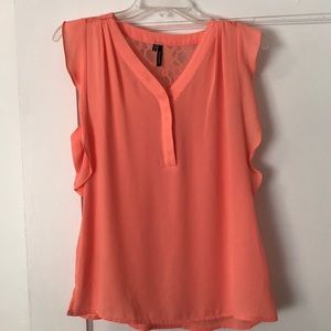Peach blouse